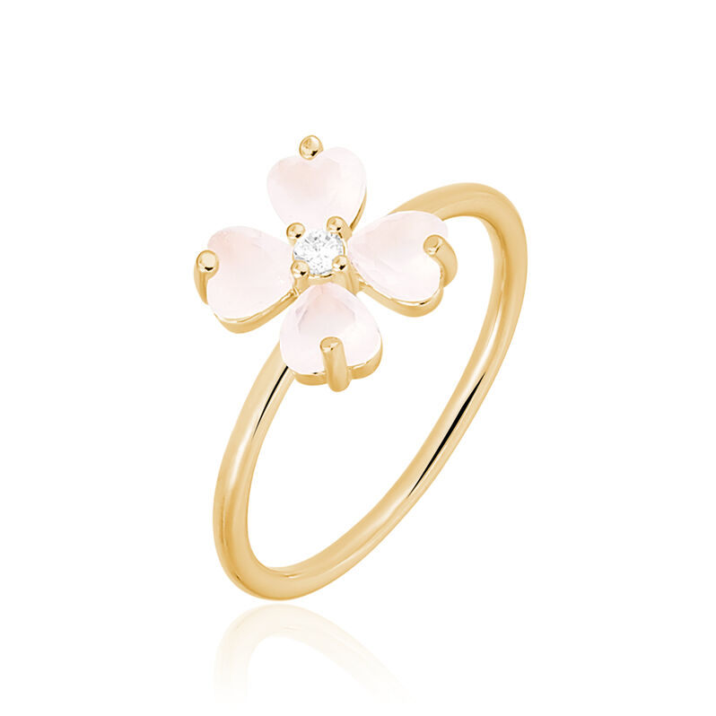 Anello Golden Dream Placcato Oro Giallo Vetro Cubic Zirconia - Spannringe Damen | OROVIVO