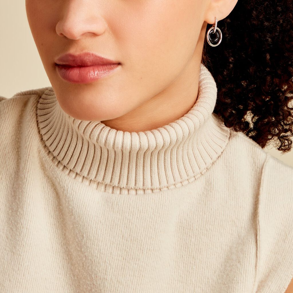 Boucles D'oreilles Ina Argent - Spannringe Damen | OROVIVO