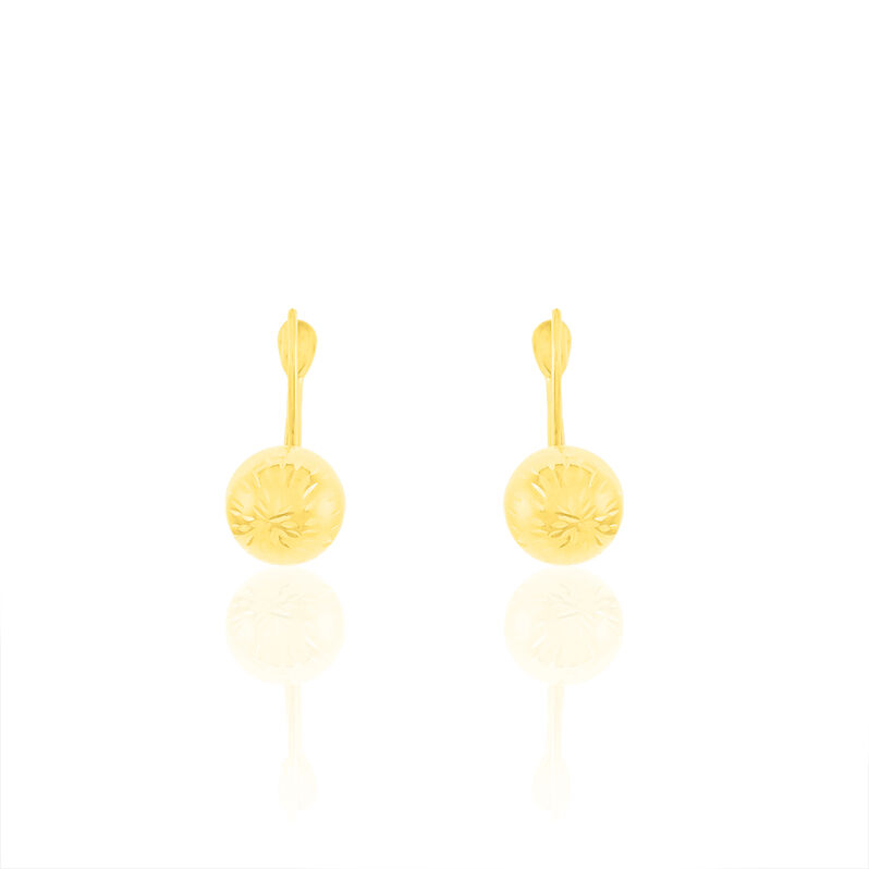 Damen Ohrhänger Gold 375 Kugel - Ohrhänger Damen | OROVIVO