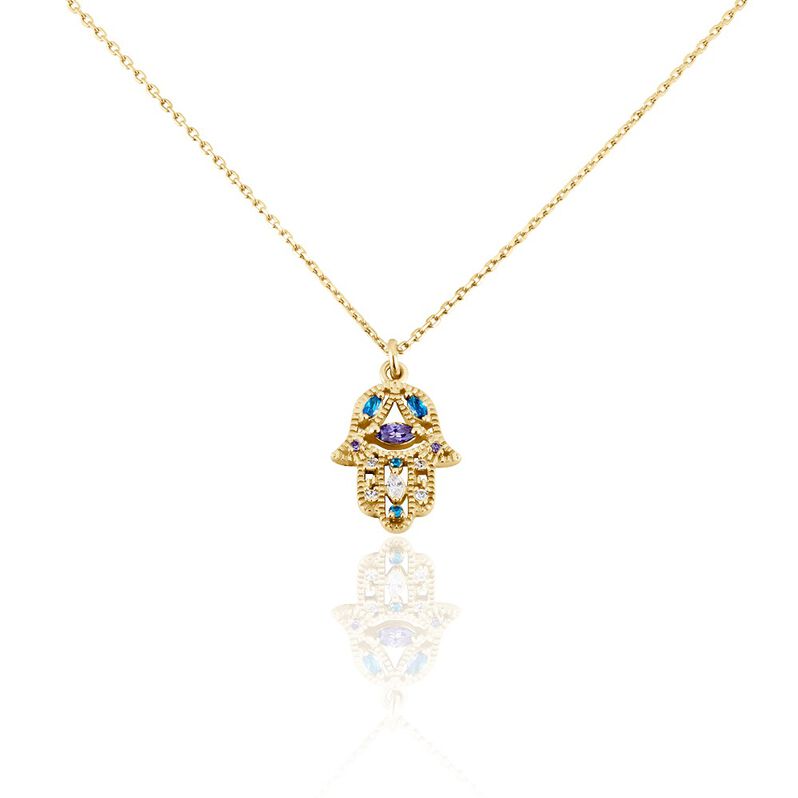 Collier Plaqué Or Jaune Eumelia Oxydes De Zirconium - Spannringe Damen | OROVIVO