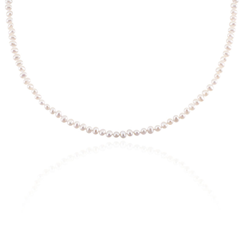 Collier Jouryae Or Jaune Perle De Culture - Spannringe Damen | OROVIVO