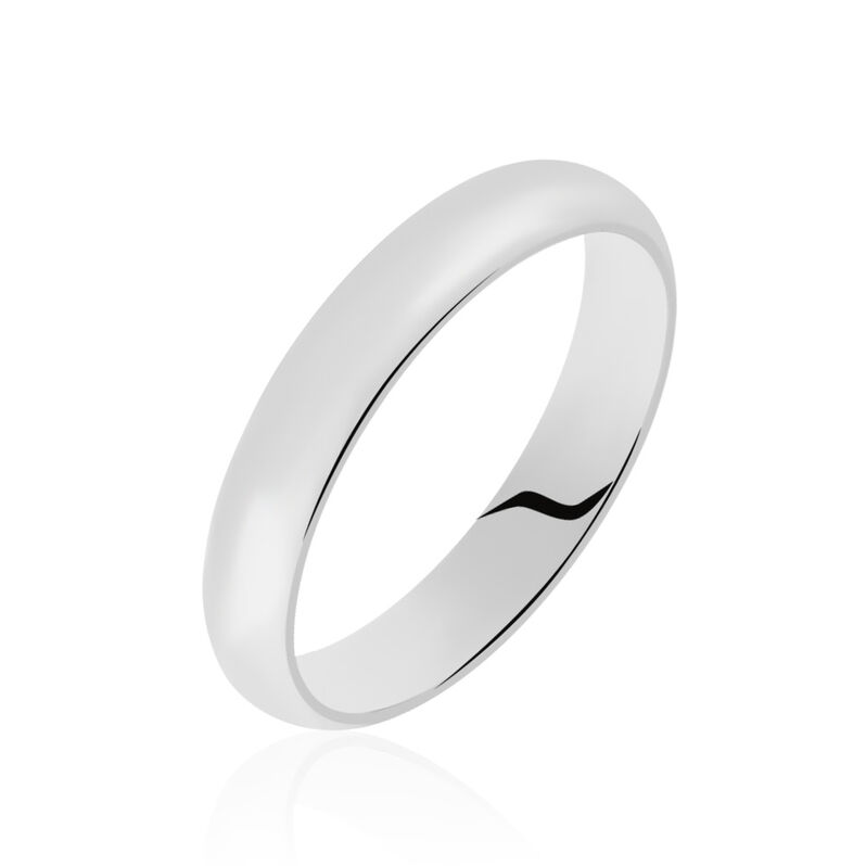 Alliance Arthellais Ruban Plat Or Blanc - Spannringe Familie | OROVIVO