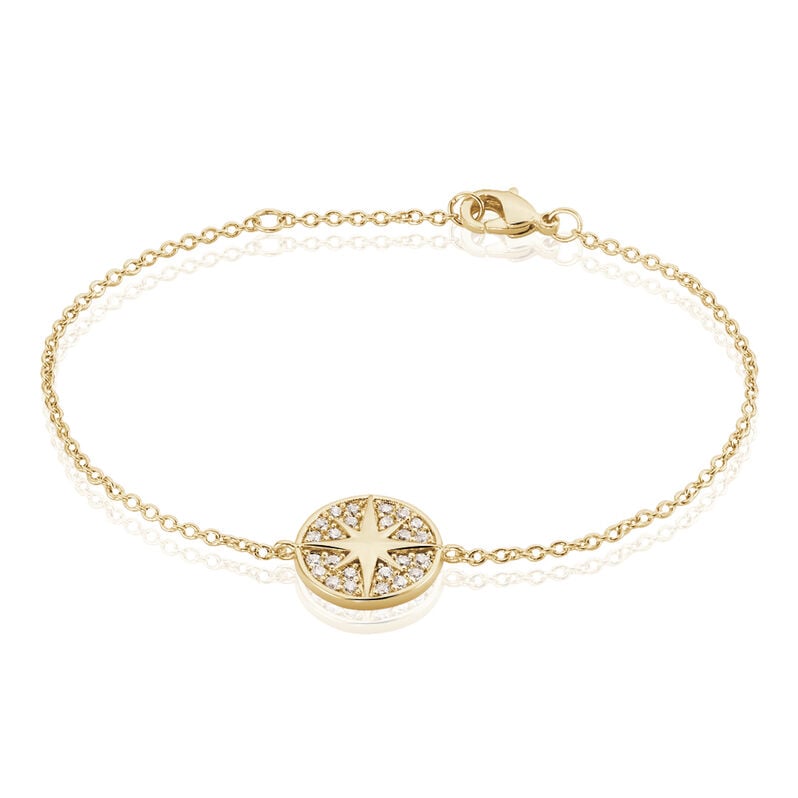 Bracelet Plaque Or Maria-carmen Oxyde - Spannringe Damen | OROVIVO
