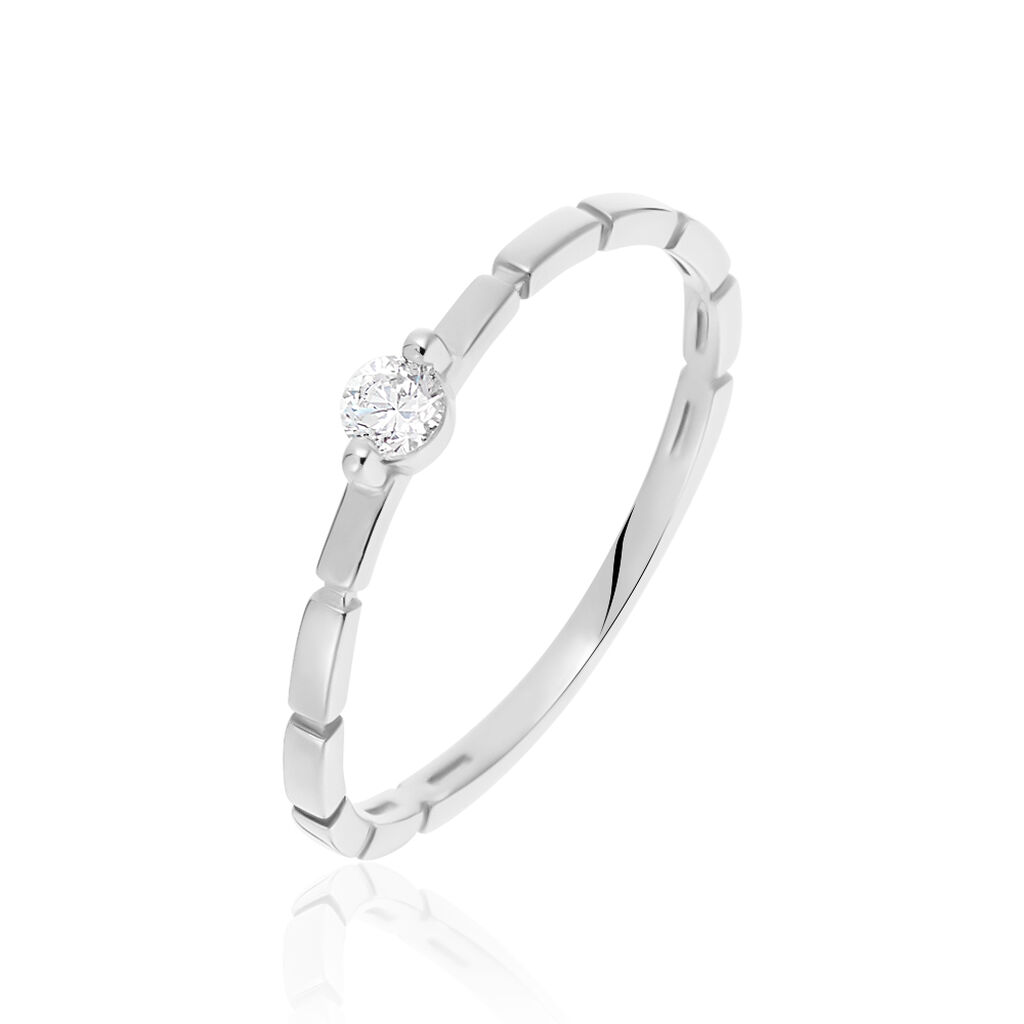 Bague Macy Or Weiss Crante Diamant - Spannringe Damen | OROVIVO