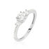 MALLORY Damen Ring Silber 925 Zirkonia Weiß 0,18 ct