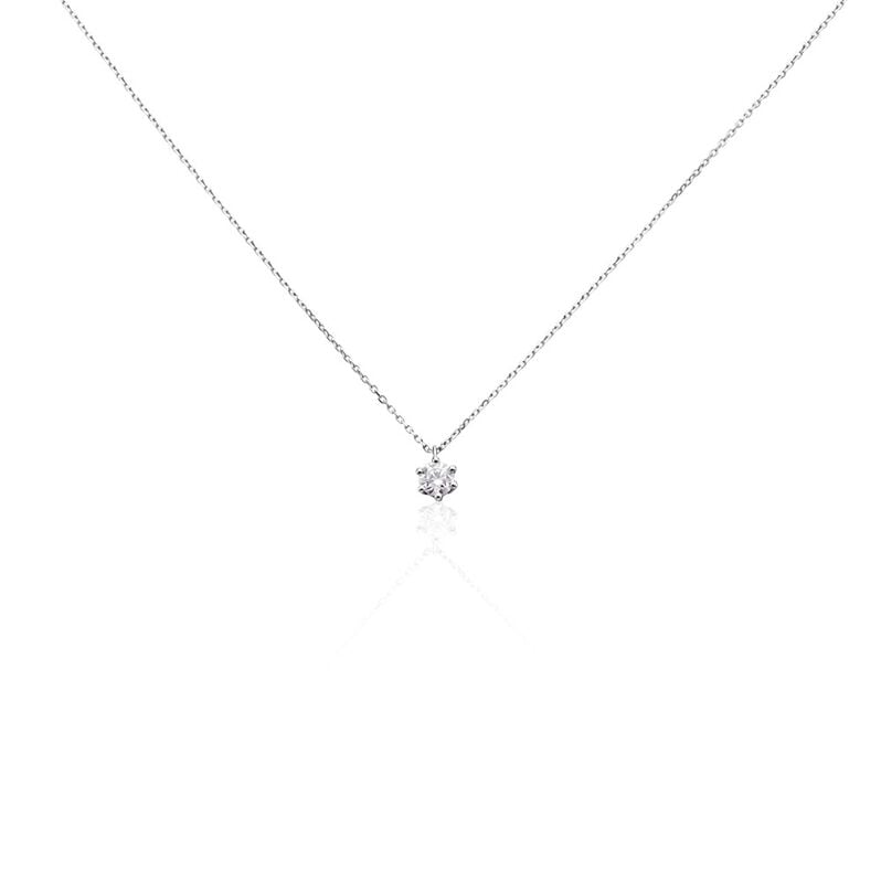 Monopoli Damen Collier Wei&szlig;gold 750 (18 Karat) Diamant Wei&szlig; 0,52 ct - Halsketten Damen | OROVIVO
