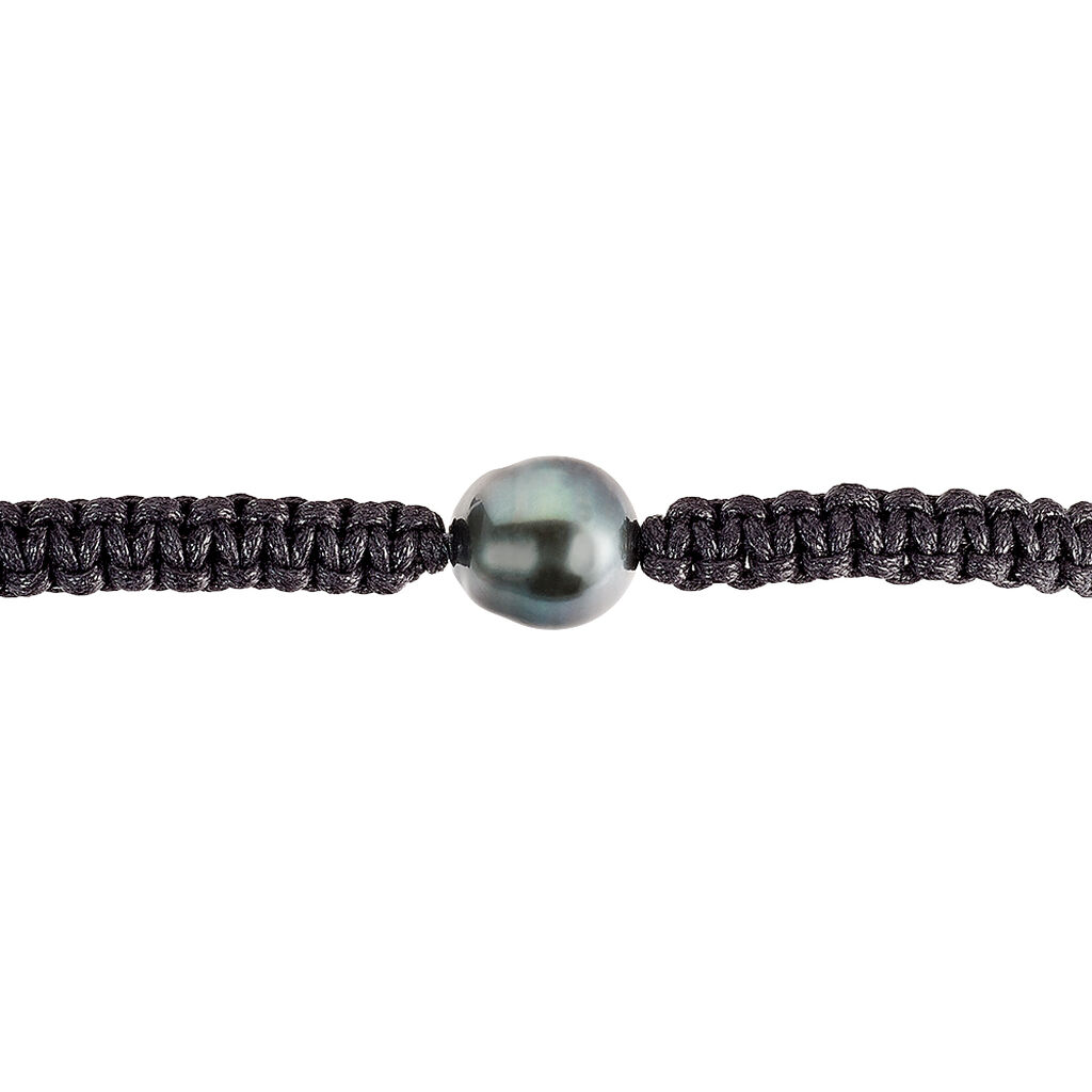 Bracelet Or Gris  Et Perle - Spannringe Damen | OROVIVO