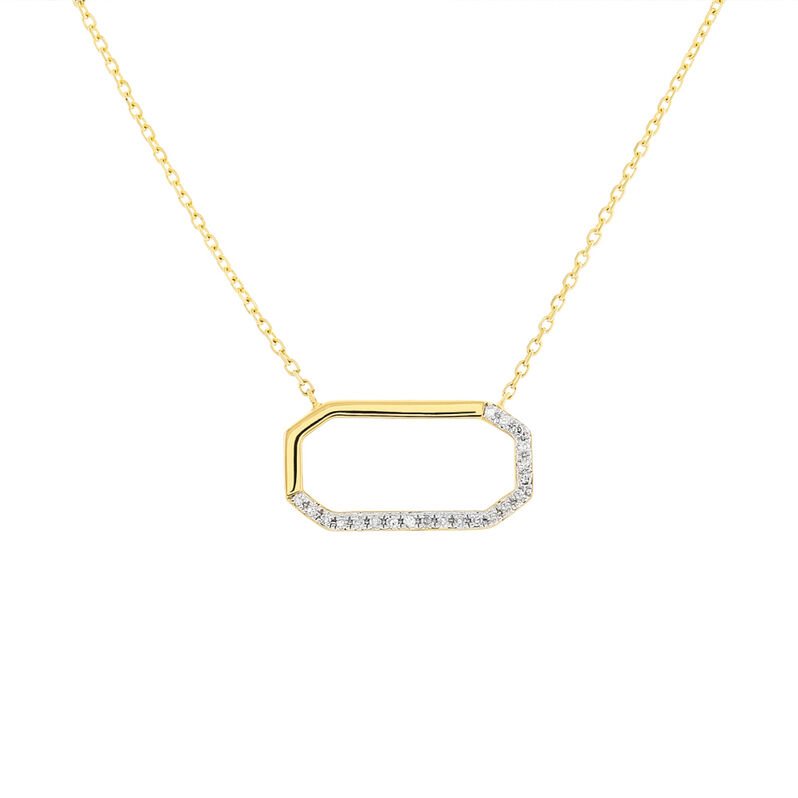Collier Or Jaune Diamant - Spannringe Damen | OROVIVO