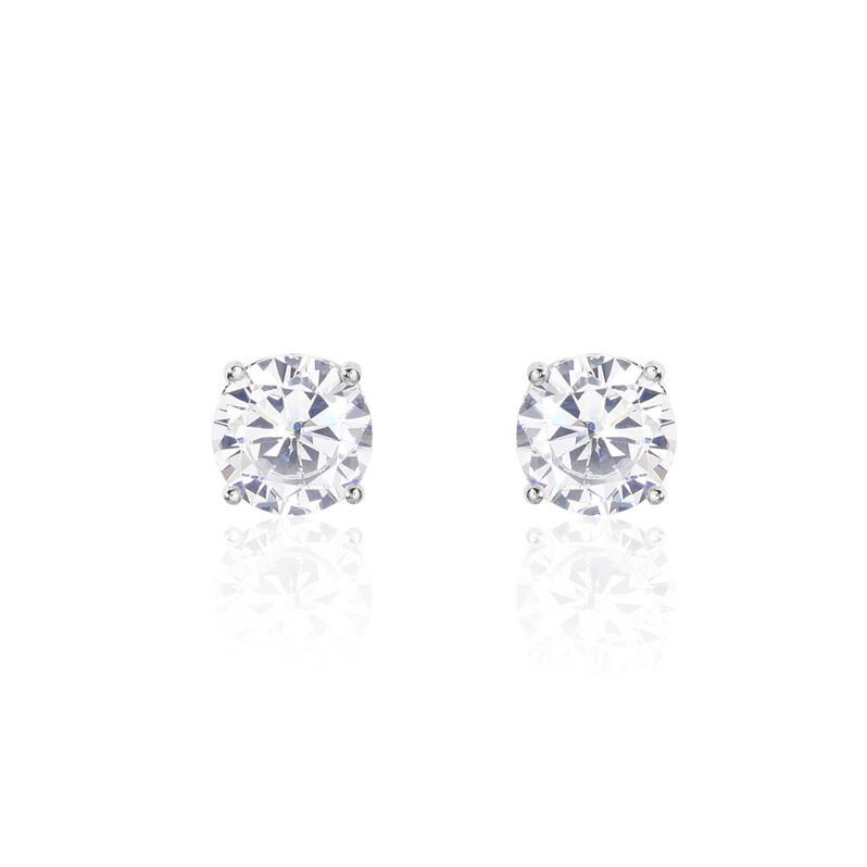 Damen Ohrstecker Silber 925 Zirkonia Resi  - Ohrstecker Damen | OROVIVO