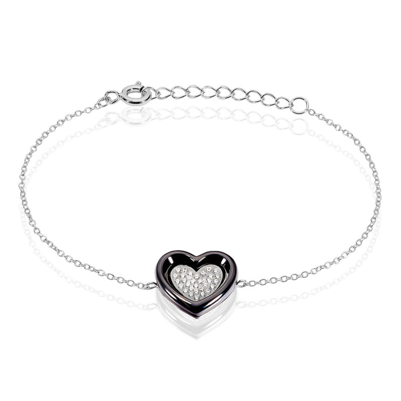 Bracelet Argent Et Céramique  - Spannringe Damen | OROVIVO