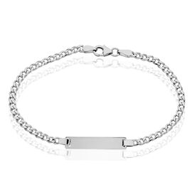 Unisex Id Armband Panzerkette Silber 925  - ID-Armbänder Unisex | OROVIVO