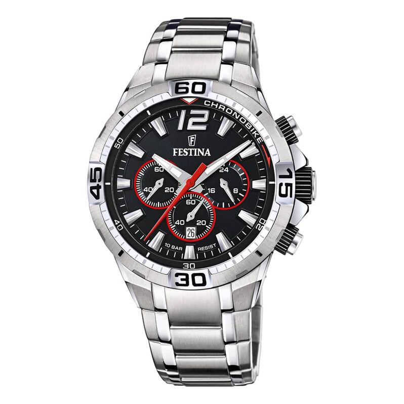 Montre Chrono Bike Noir - Spannringe Herren | OROVIVO