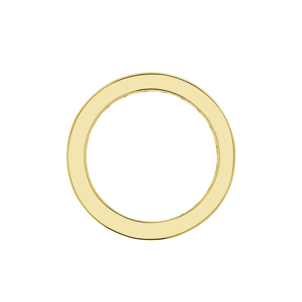 MARITA Damen Ring Vergoldet 750 Zirkonia Wei&szlig; 0,82 ct B 3 mm