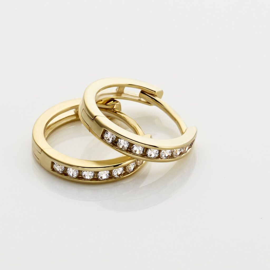 Orovivo 333 • Creolen Online-Juwelier - Gold 14160006510R00 Zirkonia Dein Damen |