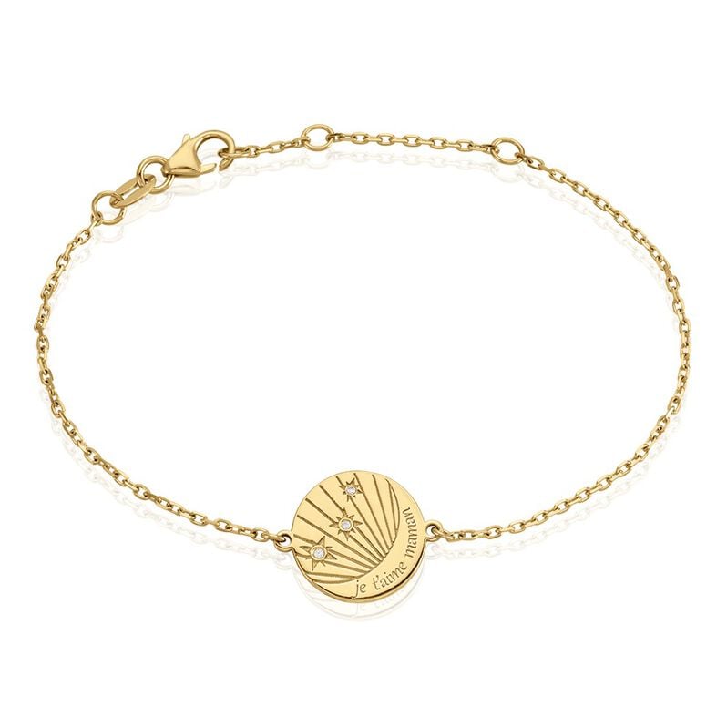 Bracelet Amai Plaqué Or Jaune Oxyde De Zirconium - Spannringe Damen | OROVIVO