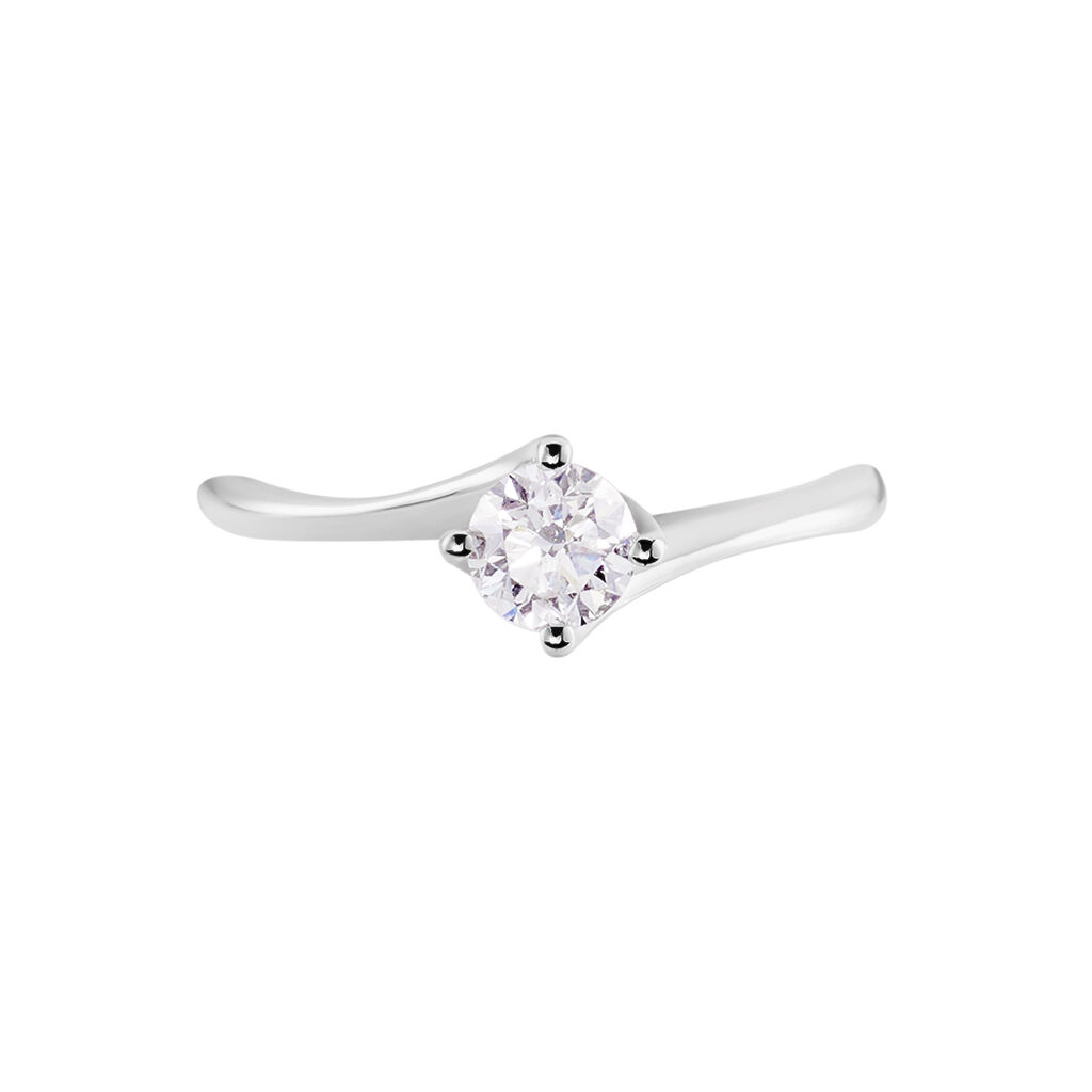 Damen Ring Weißgold 750 Diamant 0,35ct Firmam  - Solitärringe Damen | OROVIVO