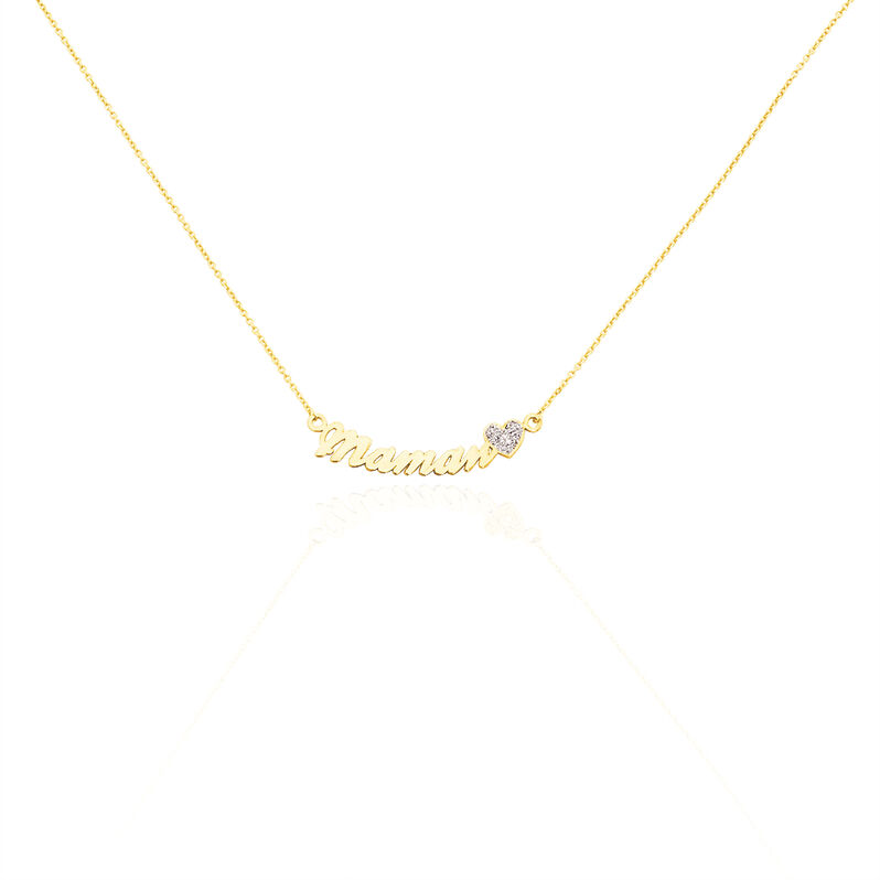 Collier Or Jaune Jenna Message - Spannringe Damen | OROVIVO