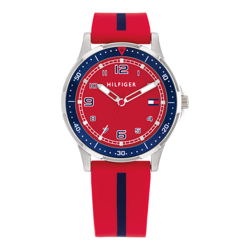 Montre Tommy Hilfiger Boys Rouge - Spannringe Kinder | OROVIVO