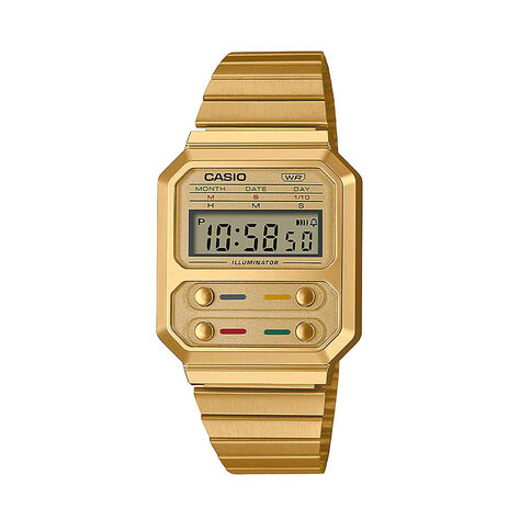 Casio Collection Armbanduhr - Retro-Design Digitaluhr - Herrenuhren -  Armbanduhren für Männer