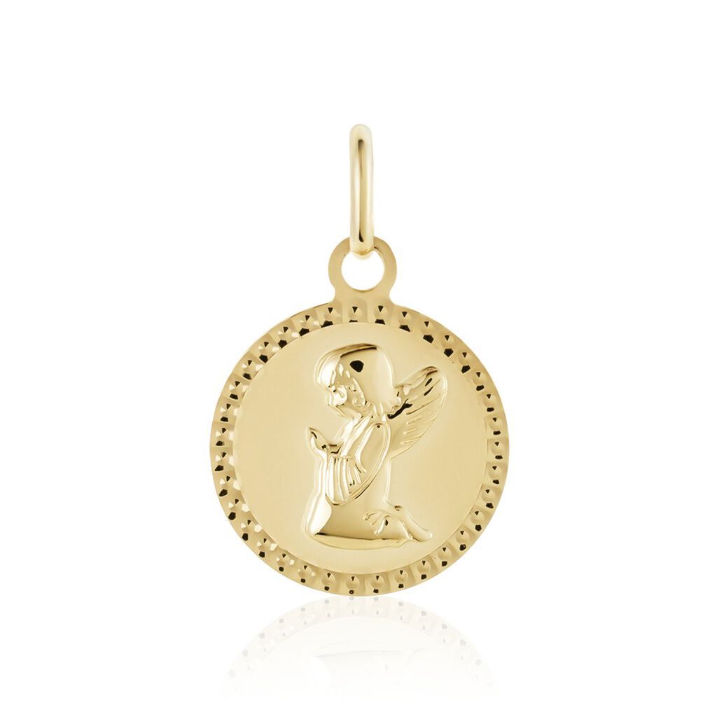 Familie Anhänger Gold 375 Engel  , Anhänger ohne Stein