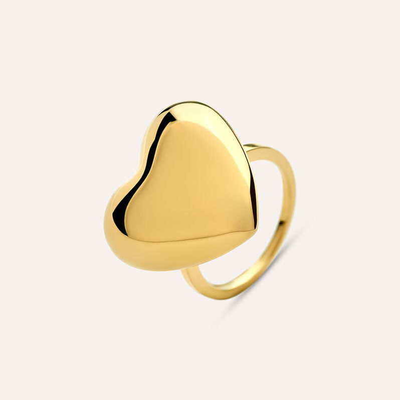 Anello Fantasia Radiance Acciaio Dorato - Spannringe Damen | OROVIVO