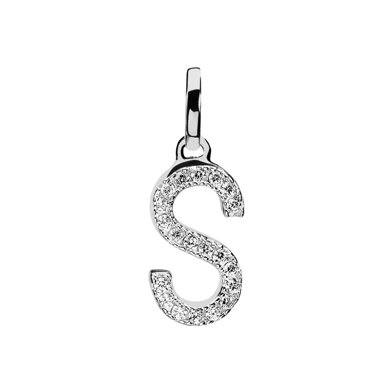 Pendentif Klementine Or Blanc Oxyde De Zirconium - Spannringe Damen | OROVIVO