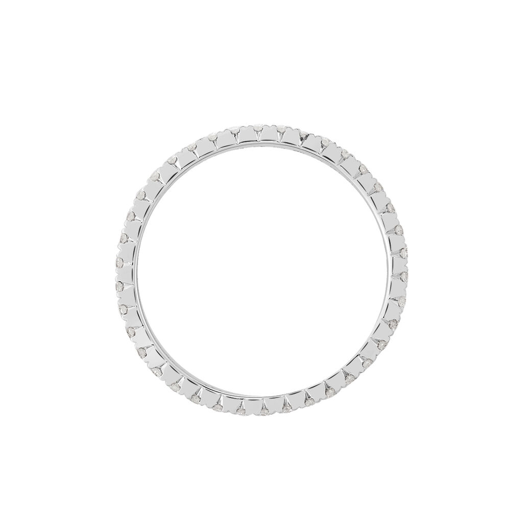 Alliance Pristina Tour Complet Or Blanc Diamant - Spannringe Damen | OROVIVO