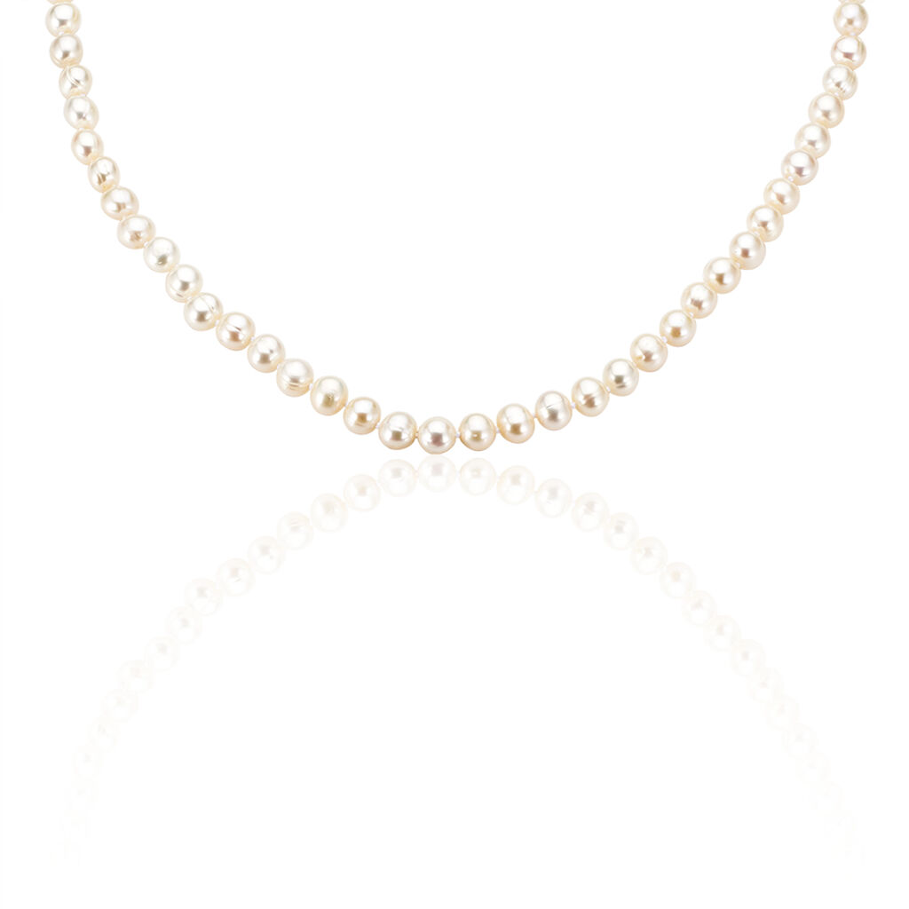 Damen Collier Silber 925 Zuchtperlen 6-7mm - Halsketten Damen | OROVIVO