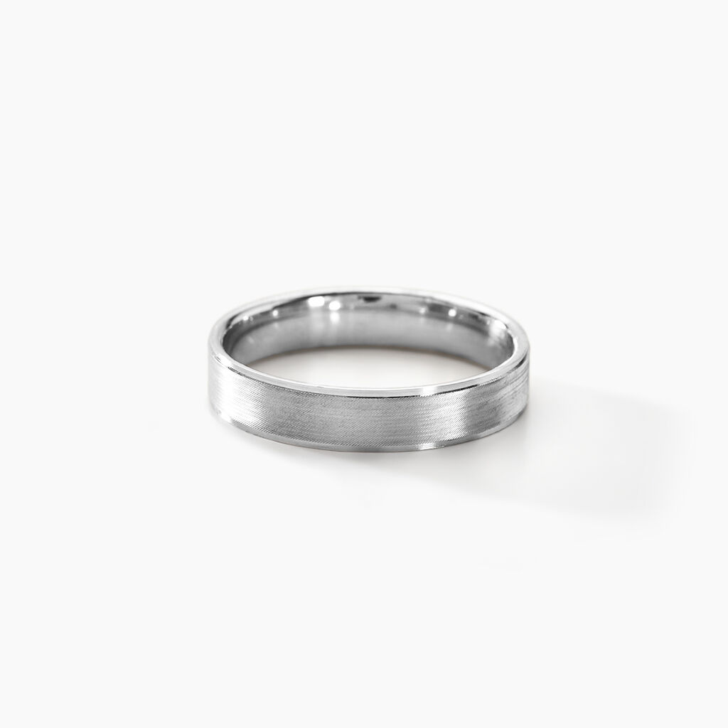 Alliance Sudem Ruban Plat Argent Blanc - Spannringe Familie | OROVIVO