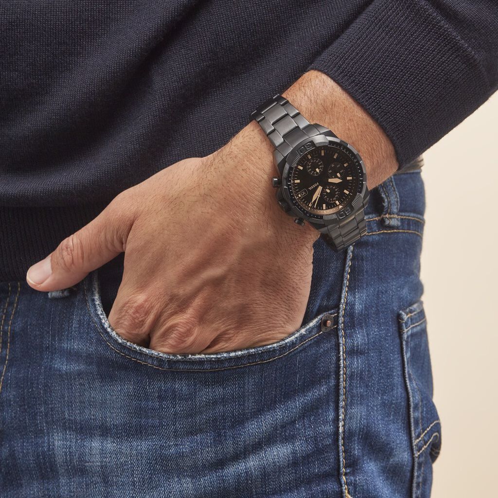 Fossil Herrenuhr 44mm Bronson FS5851 Quarz - Armbanduhren Herren | OROVIVO