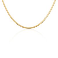 Damen Collier Edelstahl vergoldet Ohne Stein Paloma 4,00mm