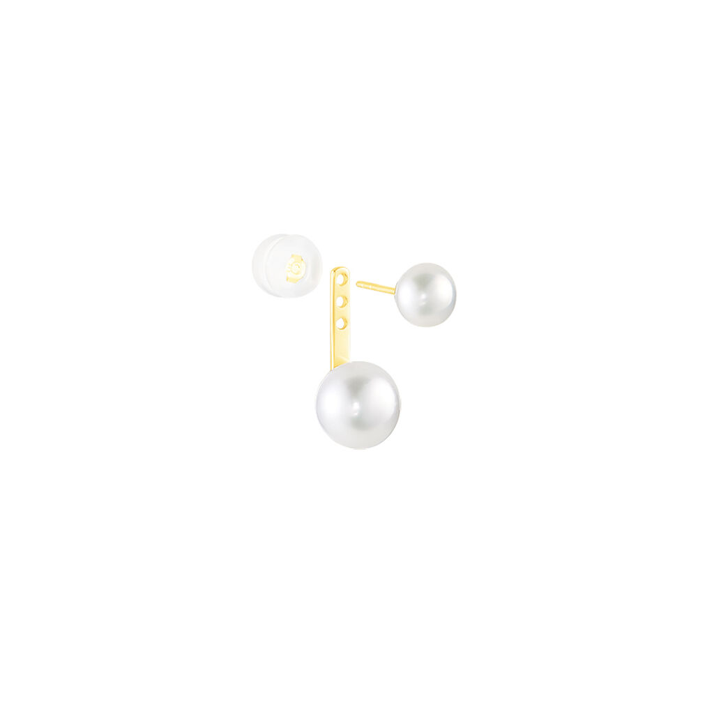Damen Ohrschmuck Gold 375 Zuchtperle Perlmutt Seona  - Ohrringe Damen | OROVIVO