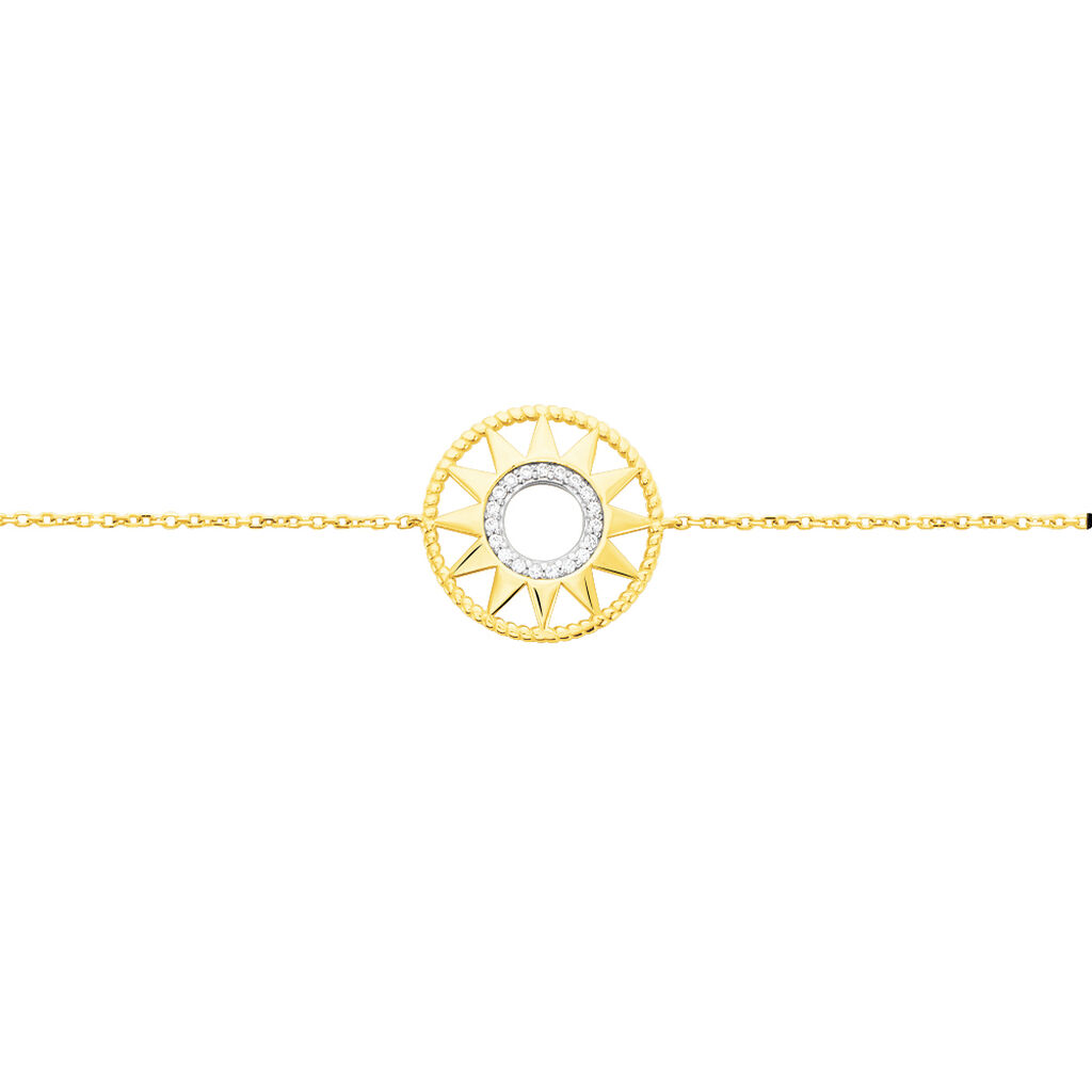 Bracelet Or Jaune Thallya Oxydes - Spannringe Damen | OROVIVO