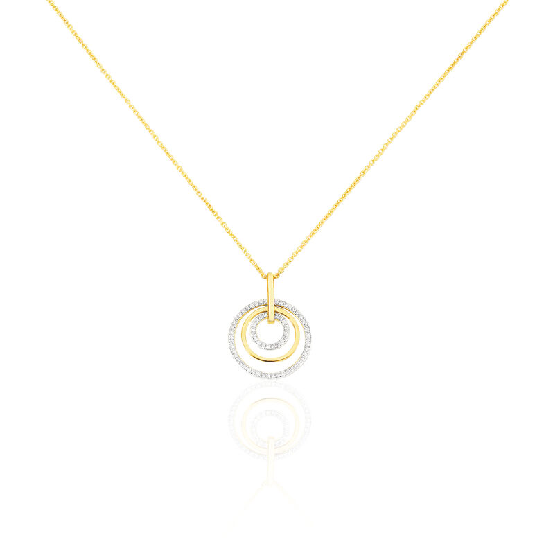 Collier Dorotea Or Jaune Diamant - Spannringe Damen | OROVIVO