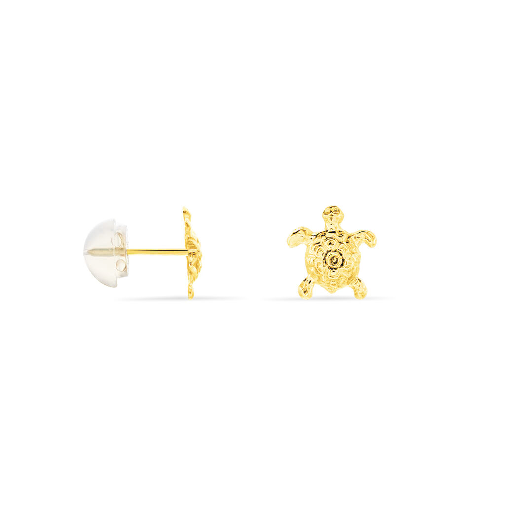 Ohrstecker Gold 375 Schildkröte - Ohrstecker Familie | OROVIVO