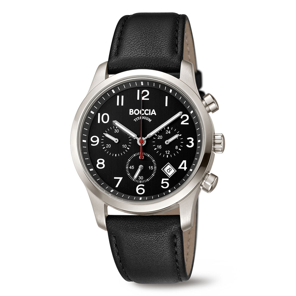 Boccia Herrenuhr Titanium 3749-02 Quarz - Armbanduhren Herren | OROVIVO