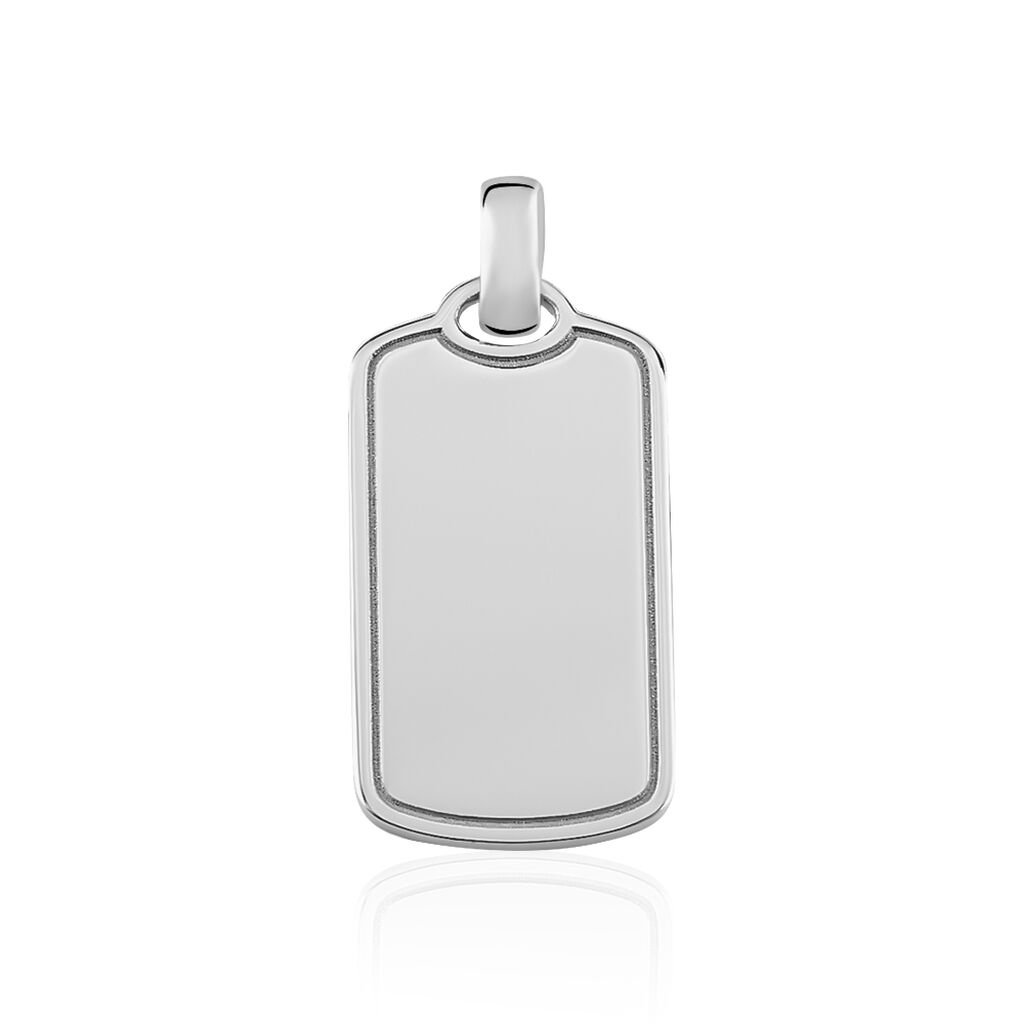 Kettenanhänger mit Gravur Silber 925 Dog Tag Marco - Anhänger mit Gravur Unisex | OROVIVO