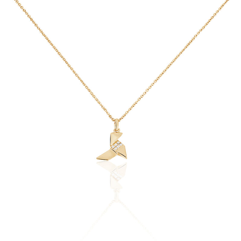 Collier Plaque Or Oganita - Spannringe Damen | OROVIVO