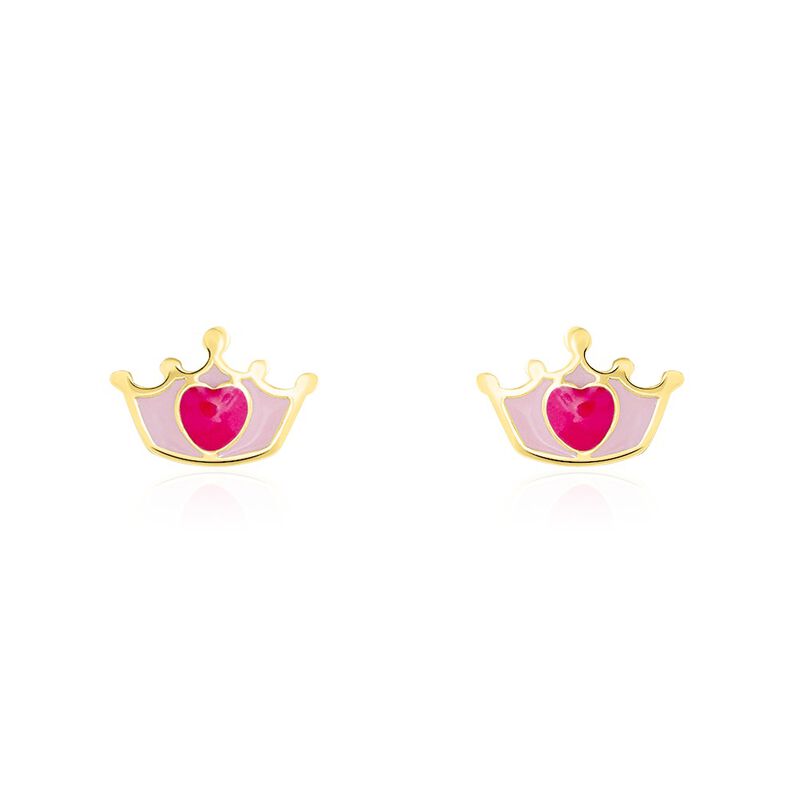 Boucles D'oreilles Puces Prissy Or Jaune - Spannringe Kinder | OROVIVO