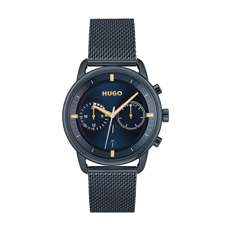 Montre Hugo Advise Bleu - Spannringe Herren | OROVIVO