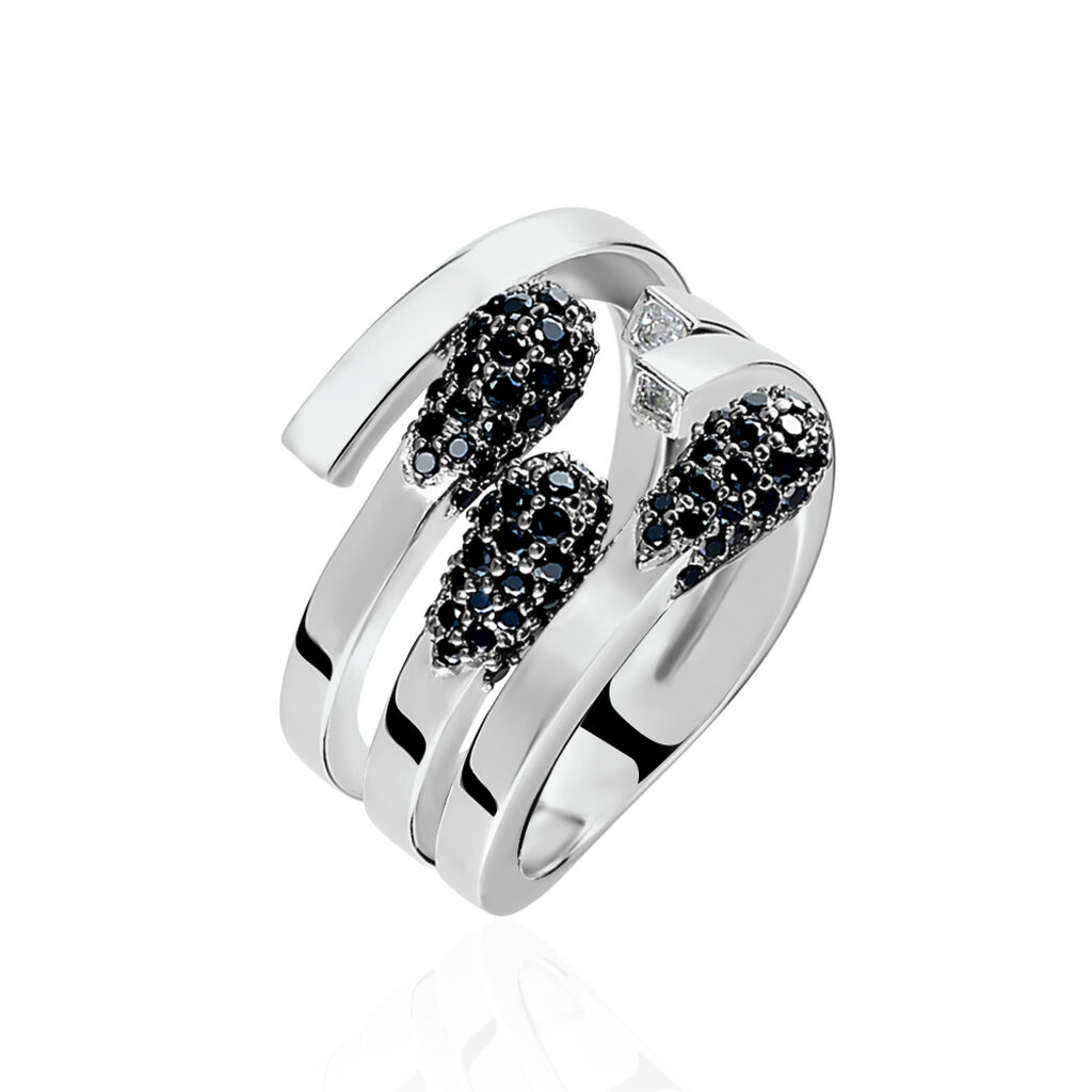 Damen Ring Silber 925 Zirkonia Weiß - Ringe mit Stein Damen | OROVIVO