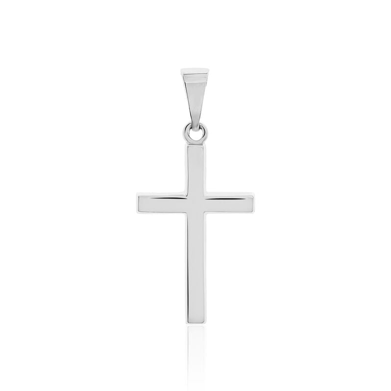 BARBARA KREUZ 2 Unisex Anh&auml;nger Silber 925 Religi&ouml;ses Kreuz - Schmuckanh&auml;nger Unisex | OROVIVO