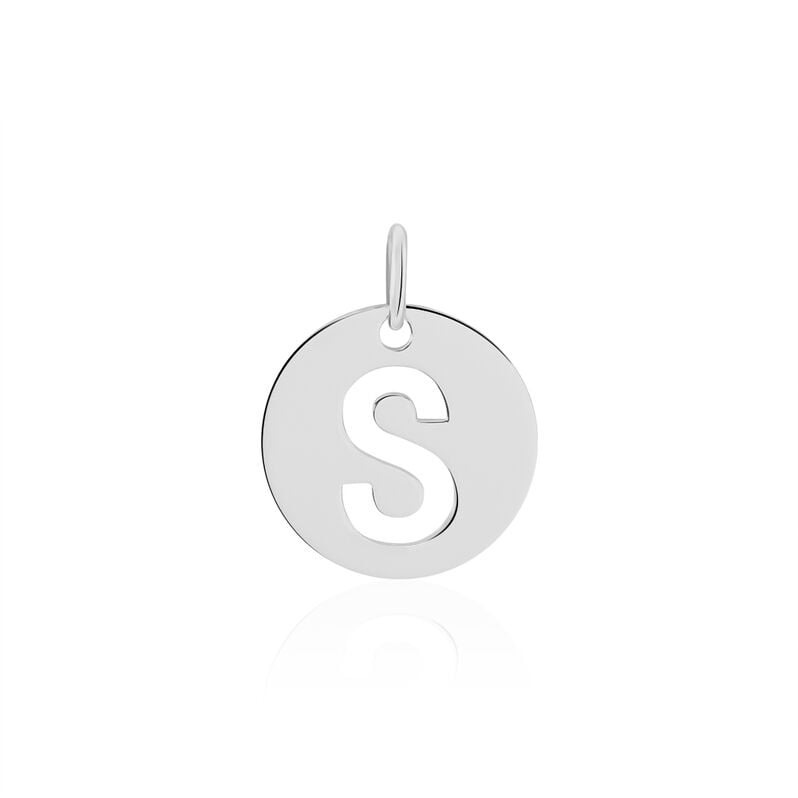 Pendentif Argent Elio Pastille Lettre S - Spannringe Familie | OROVIVO