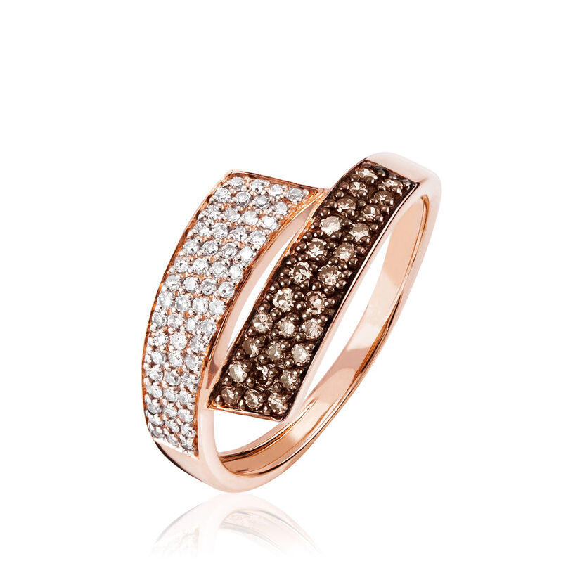Bague Aleeza Or Rose Diamant - Spannringe Damen | OROVIVO