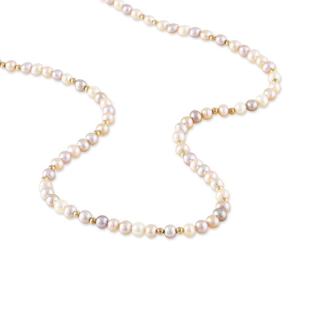 Collier Anne-lou Or Jaune Perle De Culture - Spannringe Damen | OROVIVO