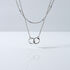 Elysia Damen Collier Silber 925 Kreis B 1 mm