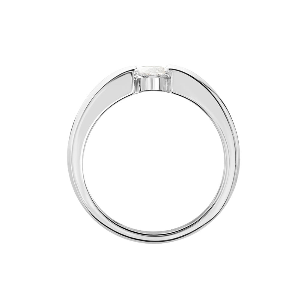 Ring Weißgold 750 Synthetischer Diamant 0,25ct
