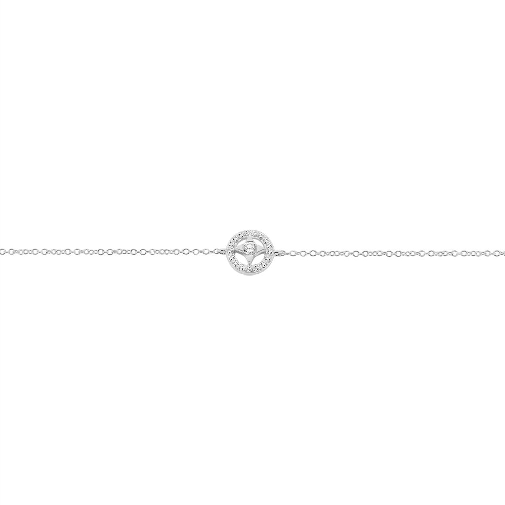 Bracelet Nour-imen Or Blanc Diamant - Spannringe Damen | OROVIVO