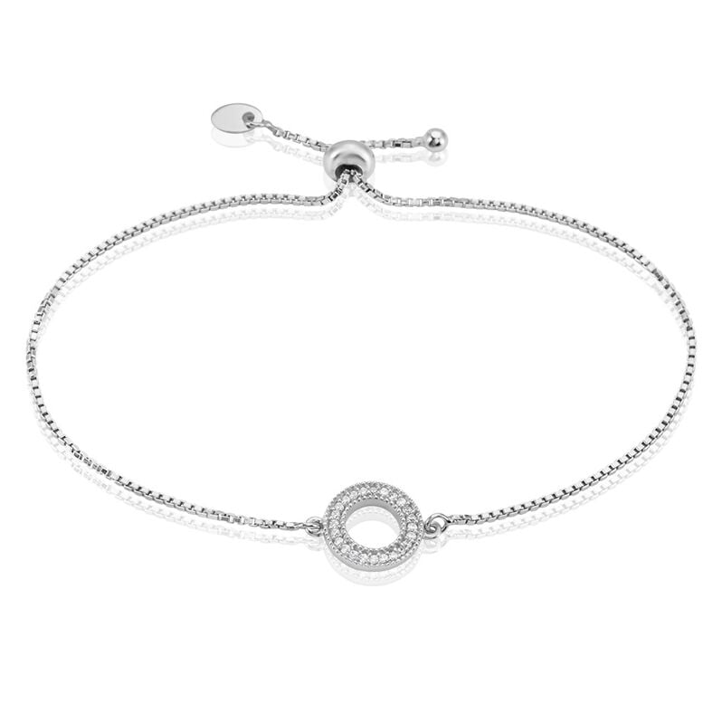 Bracelet Argent Weiss Anrai Oxydes De Zirconium - Spannringe Damen | OROVIVO