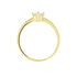 KRAPPE 6 Damen Ring Gold 375 (9 Karat) Zirkonia Wei&szlig; 0,940 ct